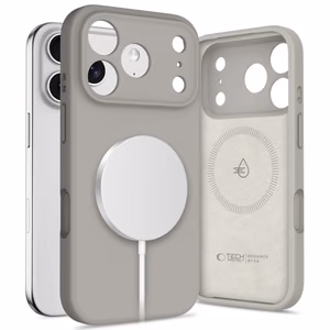 Tech-Protect Silikoninen MagSafe Suojakuori iPhone 17 Pro:lle - harmaa