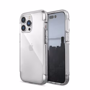 Raptic X-Doria Air Kotelo iPhone 14 Pro Max panssaroitu kansi hopea