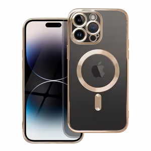 Case for Samsung A57 Electro Mag Cover compatible with MagSafe gold