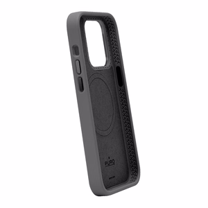 Puro Icon Mag Pro MagSafe Silikoninen Suojakuori iPhone 15 Prolle - musta