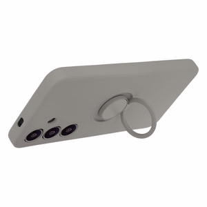 Finger Ring Case for Samsung Galaxy S24 light gray