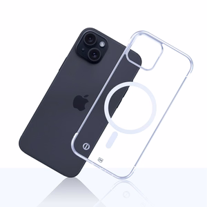 3mk Just20g MagCase iPhone 15 Plus:lle - Läpinäkyvä