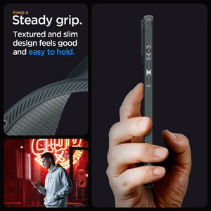 Spigen Liquid Air Suojakuori iPhone 16 Pro Max:lle - vihreä