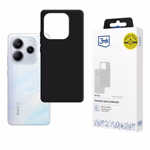 3mk Matt Case -kotelo Xiaomi Redmi Note 14 5G - musta