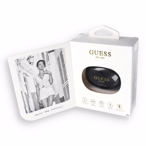 Wireless earphones OWS Guess Metalic Finish Electropated Parts Classic Logo black