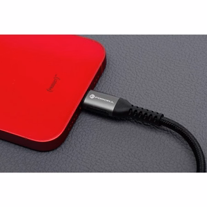Kaapeli USB C - Lightning Forcell F-Energy PD 3A 27W Cafule 3 m C259 musta