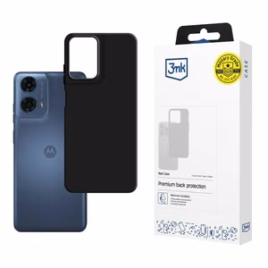 3mk Matt Case -suojakuori Motorola Moto G24 Power:lle - musta