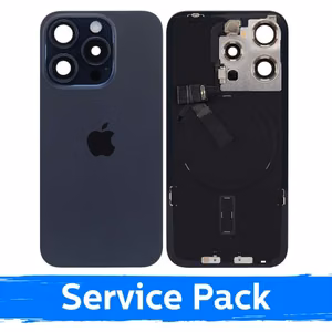 Takakuori yhteensopiva Apple iPhone 15 Pro / Blue Titanium / (Service Pack)