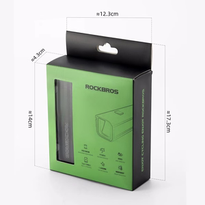 Rockbros RHL1500 pyörän etuvalo 5000mAh 1500lm IPX6 - musta
