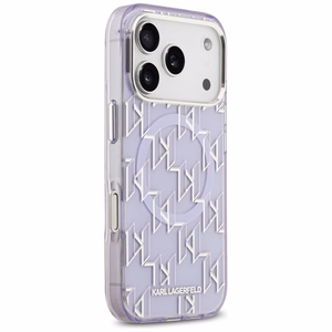 Karl Lagerfeld IML KL Monogram MagSafe -suojakuori iPhone 17 Pro - violetti