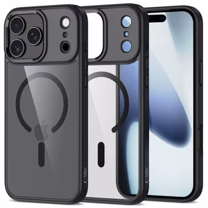 Tech-Protect MagMat MagSafe Suojakuori iPhone 17 Pro:lle - Kirkas Musta