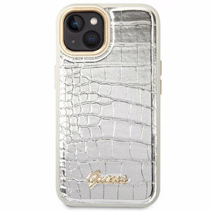Guess GUHCP14MHGCRHS iPhone 14 Plus 6.7 "hopea / hopea kovakotelo Croco Collection