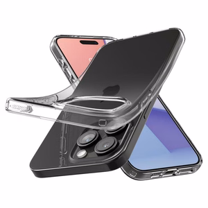 Spigen Crystal Flex Suojakuori iPhone 15 Pro:lle - Kirkas