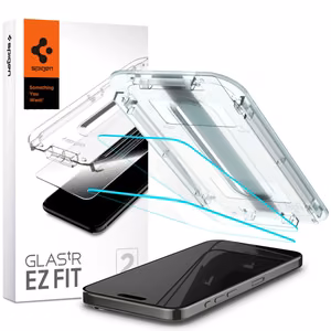 Spigen Glas.tR EZ Fit Karkaistu lasi iPhone 15 Pro Max:lle - 2 kpl