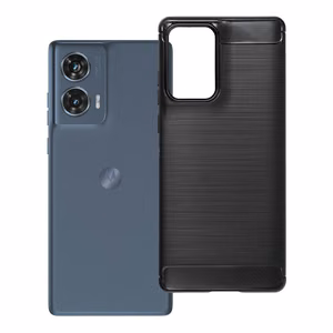 Carbon 2.0-suojakuori mallille Motorola Edge 50 Fusion – musta