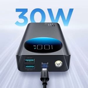 Ulkoinen akku Power Bank Joyroom JR-PBF02 30W 20000mAh musta