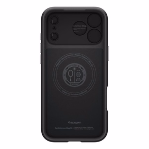 Spigen Optik Armor MagSafe Suojakuori iPhone 17 Pro:lle - musta