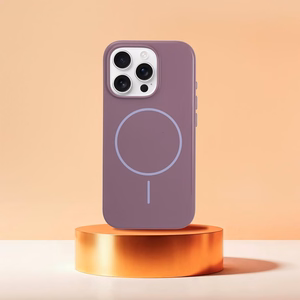 Suojakuori iPhone 16 PLUS:lle Glossy Mag Cover MagSafe-yhteensopiva violetti