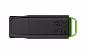 Kingston 256GB kannettava USB 3.2 musta/vihreä