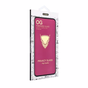 OG 6D Premium Privacy Glass yksityisyyttä suojaava suojalasi laitteelle iPhone 18, väri: musta