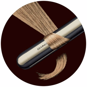 Remington Sleek & Curl S6500 – keraaminen hiusten suoristus- ja kiharrusrauta, enintään 230 °C, musta
