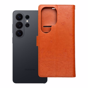 MEZZO Book Suojakuori SAMSUNG A37 kissat ruskea
