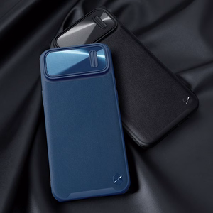 Nillkin CamShield Nahka S Kotelo iPhone 14 Plus kotelo suojus kameran suojus vihreä
