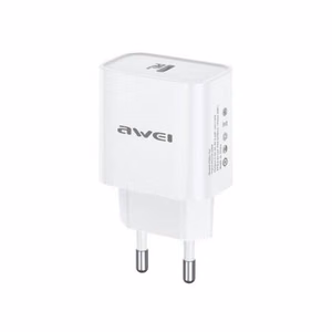 Laturi Awei PD61-EU 20W USB-C valkoinen