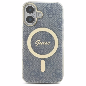 Guess IML 4G MagSafe Suojakuori iPhone 16:lle - sininen
