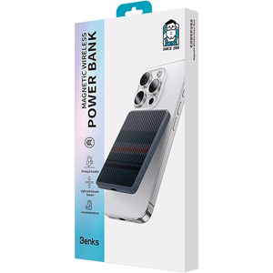 Benks varavirtalähde 10000mAh MP16 ArmorGo Aurora Light - Type C - magneettinen langattomalla latauksella