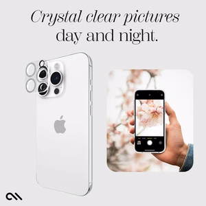 Case-Mate Sparkle Lens Protector tempered-glass camera-lens protector for iPhone 15 Pro / 15 Pro Max, Twinkle pattern