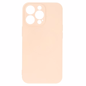 TEL PROTECT MagSilicone Suojakuori iPhone 13 Pro Max:lle vaaleanpunainen