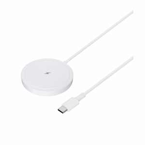 Langaton laturi BLUE STAR Charging Pad 15W yhteensopiva MagSafe valkoinen