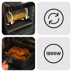 Huslog 1800W monitoiminen rasvakeitin