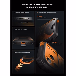 Supcase UB Grip Mag MagSafe -suojakuori iPhone 18 Pro Max / 17 Pro Max – oranssi