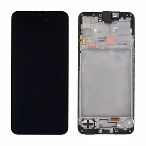 Samsung A165 A16 4G LCD-näyttö kosketusnäytöllä ja kehyksellä, alkuperäinen musta (huoltopakkaus)