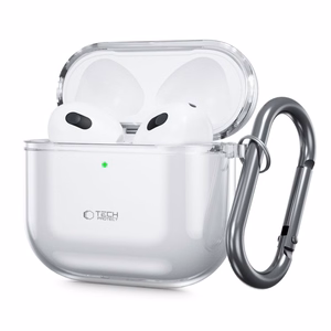 Tech-Protect FLEXAir Suojakuori Apple AirPods 4:lle - läpinäkyvä