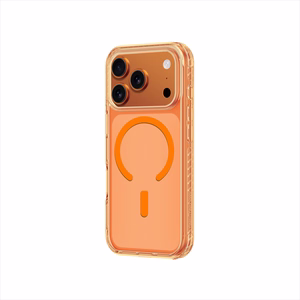 AmazingThing Titan Pro Suojakuori iPhone 17 Pro Max -puhelimelle yhteensopiva MagSafen kanssa - oranssi
