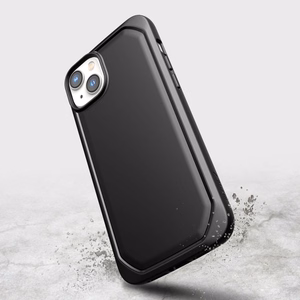 Raptic X-Doria Slim Case iPhone 14 Plus takakuori musta