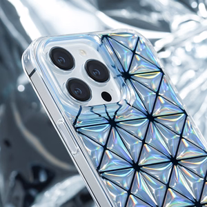Kingxbar Miya sarjan kotelo iPhone 14 Plus takakansi sateenkaari takakansi