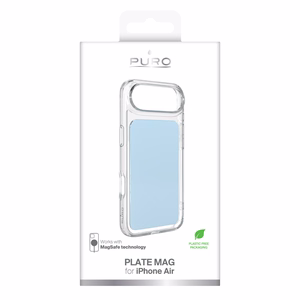Puro Plate Mag kotelo iPhone 17 Air yhteensopiva MagSafe - vaaleansininen