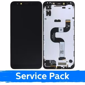 LCD-näyttö yhteensopiva Xiaomi Mi A2 musta kehyksellä (Service Pack)