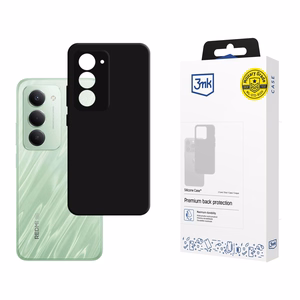 3mk Silicone Case for Xiaomi Redmi 15 4G / 15 5G - Black