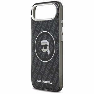 Karl Lagerfeld IML Karl Head Logo MagSafe -suojakuori iPhone 17 Air -mallille, musta