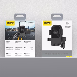Dudao F7 holder for bike, motorcycle, scooter - black