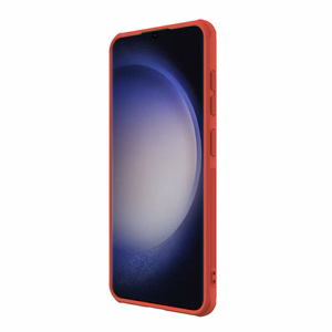 Nillkin Super Frosted Shield Pro panssaroitu Suojakuori Samsung Galaxy S24+:lle - punainen