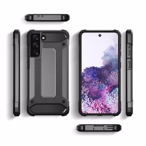 Hybrid Armor suojakuori Samsung Galaxy S23+:lle panssaroitu hybridikuori sininen