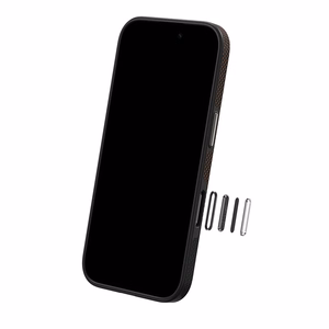 Benks Magnetic Armor Pro Kevlar -suojakuori metallikehyksellä 600D (AD66) Iphone 16 Pro Maxille, musta (kameran ohjauspainike)