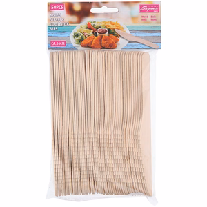 Cuisine Elegance wooden knives, 16.5 cm, 50 pcs.