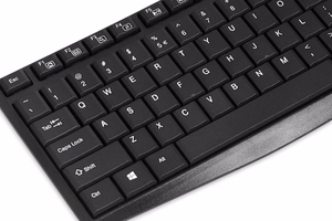 iBOX Eris USB-näppäimistö, musta